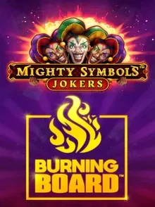 Mighty Symbols Jokers Burning Board